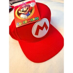 Nintendo Super Mario Red Cosplay Snapback Hat Cap Official Cappy New with Tags